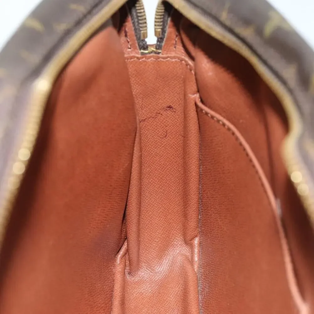 Louis Vuitton Monogram Compiegne 28 Clutch Bag Brown